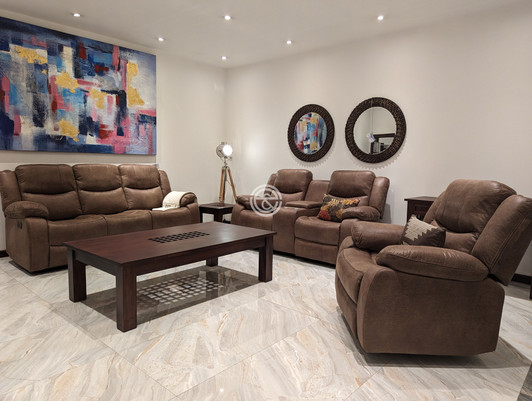 Preston 2.0 Recliner 5 Seater In Light Brown (DT1547-3) (3+2) Preston 2.0 Recliner 5 Seater In Light Brown (DT1547-3) (3+2)