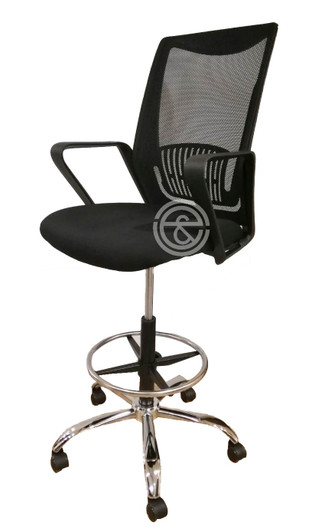 Draughtsmans Chair HT-289BC Mesh Back- Draughtsmans Chair HT-289BC Mesh Back-