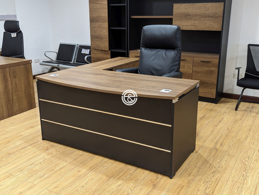 Brooklyn Managers Desk 1.6m In Brown Oak Brooklyn Managers Desk 1.6m In Brown Oak