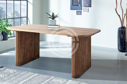 Fluted 6 Seater Dining Table  Fluted 6 Seater Dining Table