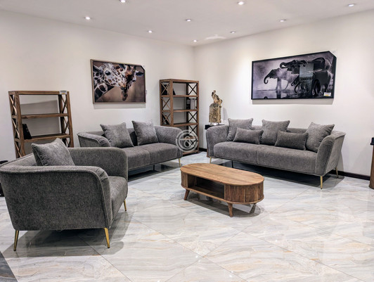 Larson 6 Seater Sofa - Light Grey (HS-576-30) Larson 6 Seater Sofa - Light Grey (HS-576-30)