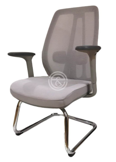 Carlos Visitors Chair 826D In Grey Carlos Visitors Chair 826D In Grey