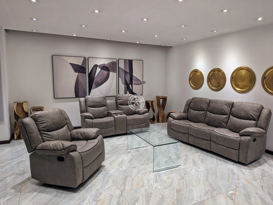 Preston 2.0 6 Seater Recliner in Light Gray (J517) Preston 2.0 6 Seater Recliner in Light Gray (J517)