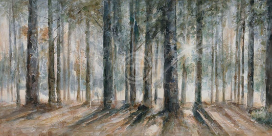 Painting - Forest and Shadows (M3609)-(120X60)CM-OUT OF STOCK