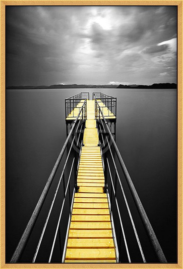 Canvas Wall Art - Golden Pier ACZ759-10 (583x750)MM Canvas Wall Art - Golden Pier ACZ759-10 (583x750)MM
