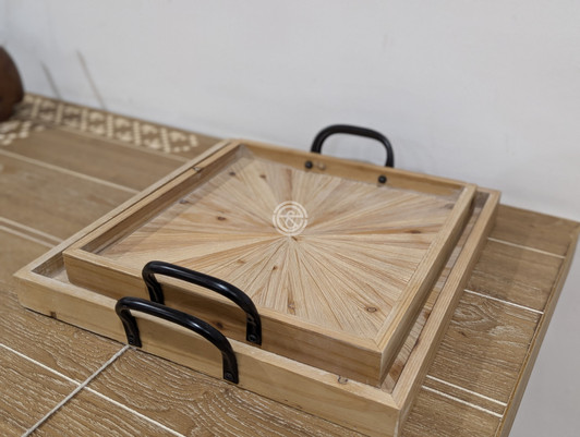 Sunburst Tray Set - A2505 Sunburst Tray Set - A2505