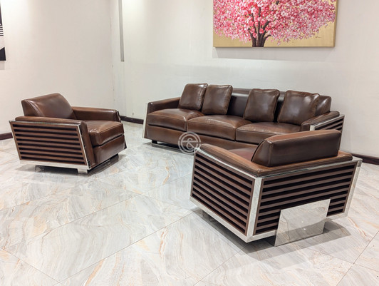 Napoli 5 Seater Sofa In Vintage Leather (3+1+1) Napoli 5 Seater Sofa In Vintage Leather (3+1+1)