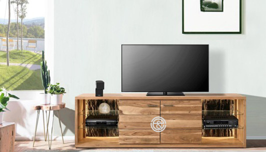TV Cabinet In Acacia 2.0M TV Cabinet In Acacia 2.0M