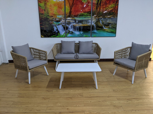 Mini Dili Alum Rattan  2+1 Seater Sofa + Coffee Table Mini Dili Alum Rattan  2+1 Seater Sofa + Coffee Table