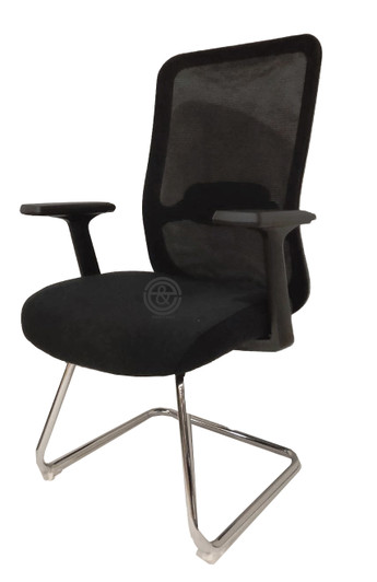Visitors Chair - HT-701D in Black Mesh Visitors Chair - HT-701D in Black Mesh