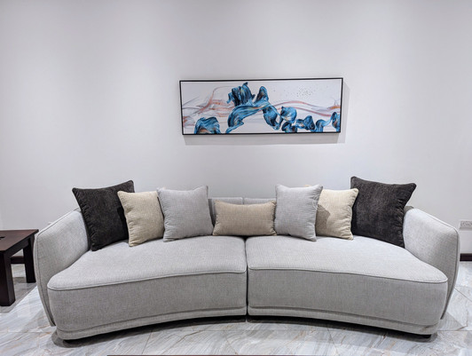 Fresno 4 Seater Sofa In Beige 