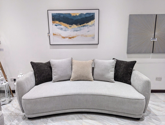 Fresno 3 Seater Sofa In Beige 