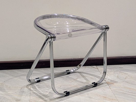 Kody Folding Clear Bistro Chair 