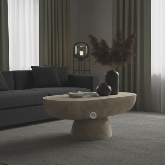 Antica Cement Table (60955-CREA-DS)