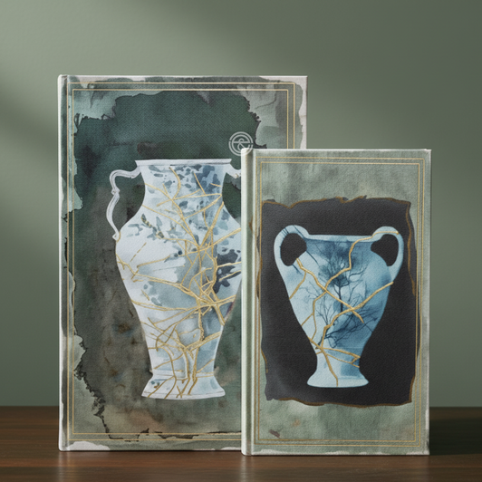 Vase Décor Book Set of 2 (D8154)