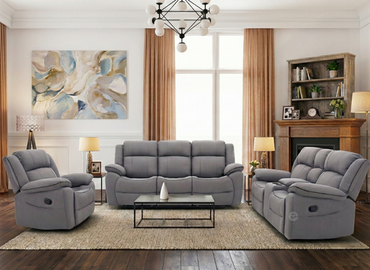 Lauren 7 Seater Recliner In Gray (J547)