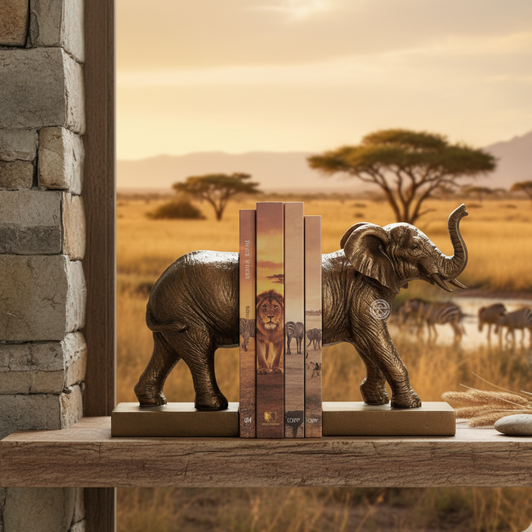 Elephant Book Ends (77335) 