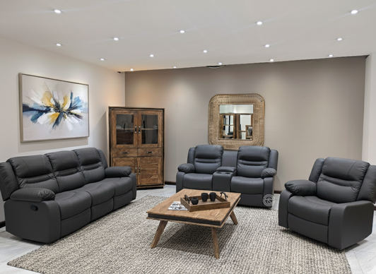 Torino 6 Seater Recliner In J552 Gray 