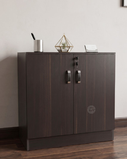 Dark Brown - 2T Half Cabinet (RY-25-2D)