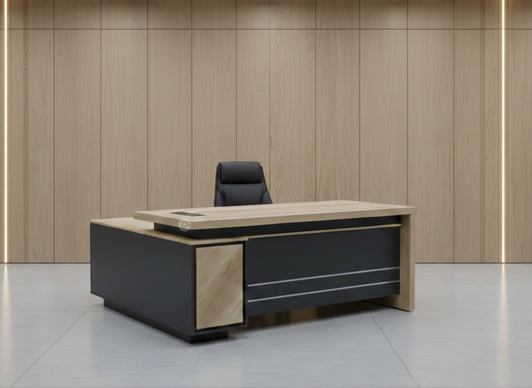 Valent 1.6m Desk in MC02/Grey (STL-OS01-16)