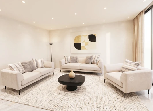 Joss 6 Seater Sofa In Sands