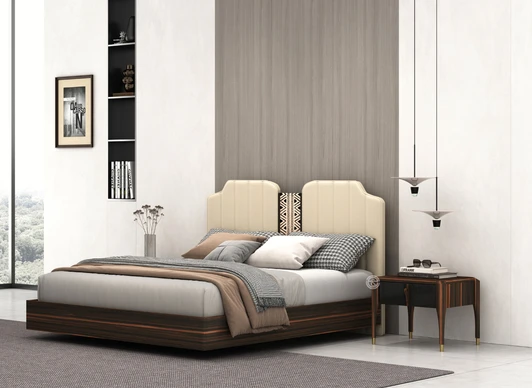 Aosta King Bed + 2 Bedside Cabinets