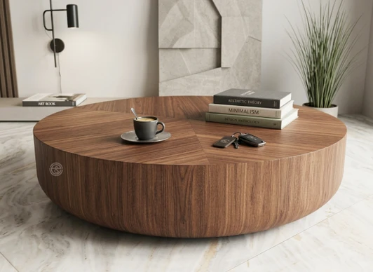 Carado Coffee Table-(D-120CM)