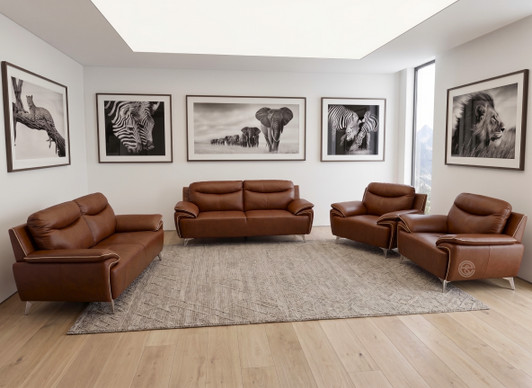 Morino 7 Seater Leather Sofa