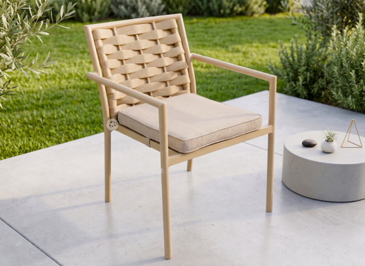 Malmo Alum Rope Chair