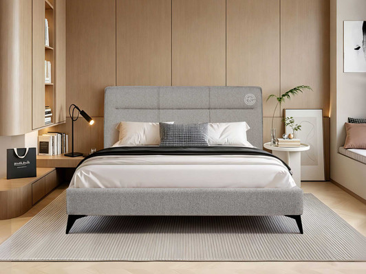 Anita Queen Bed in Grey 