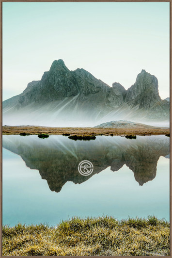 Tempered Glass Wall Art - Relflections By the Lake - BE3312-1(80X120)CM