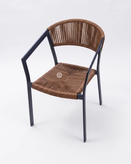Rock Rattan Chair (Honey)