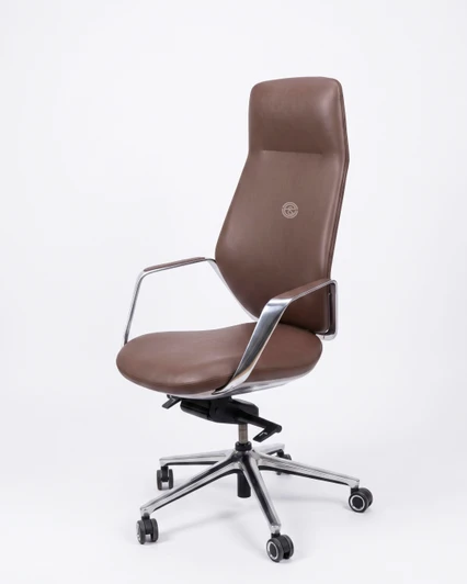 HB Chair STAR C-H in Brown PU