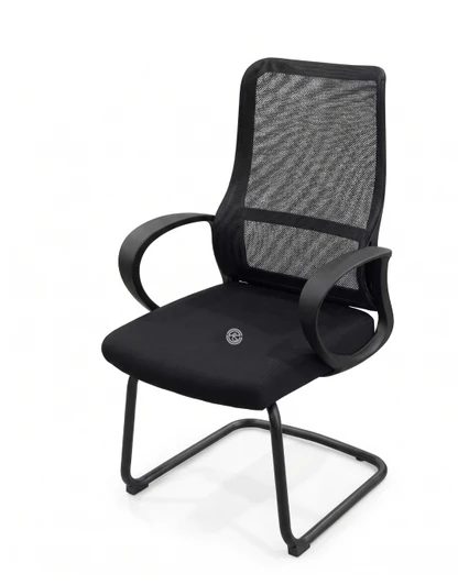 Visitors Chair HT-424D In Black