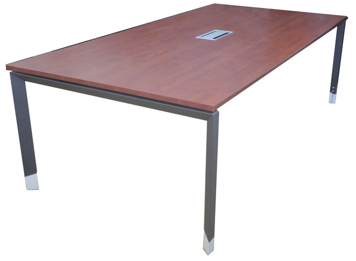 Cosmo Metal Leg Conference Table 2.4m x 1.2m 