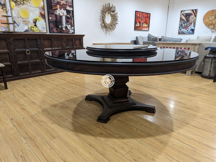 Circular Dining Table (Made on order) Available as 6S or 8S (Glass top sold separately)