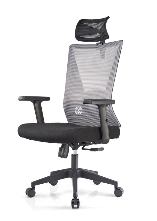 HB Chair HT-7068A - Grey/Black Seat