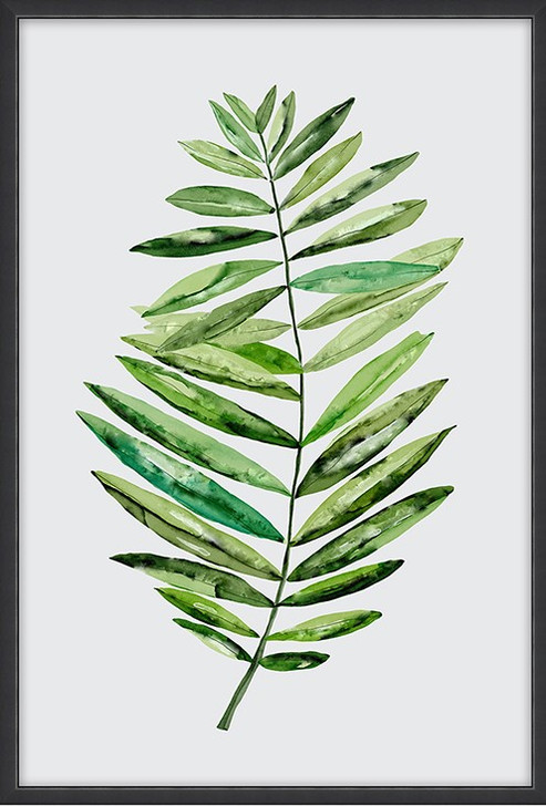 Canvas Wall Art - Green Palm Leaf AKA262-01-(SMALL 400x600)MM