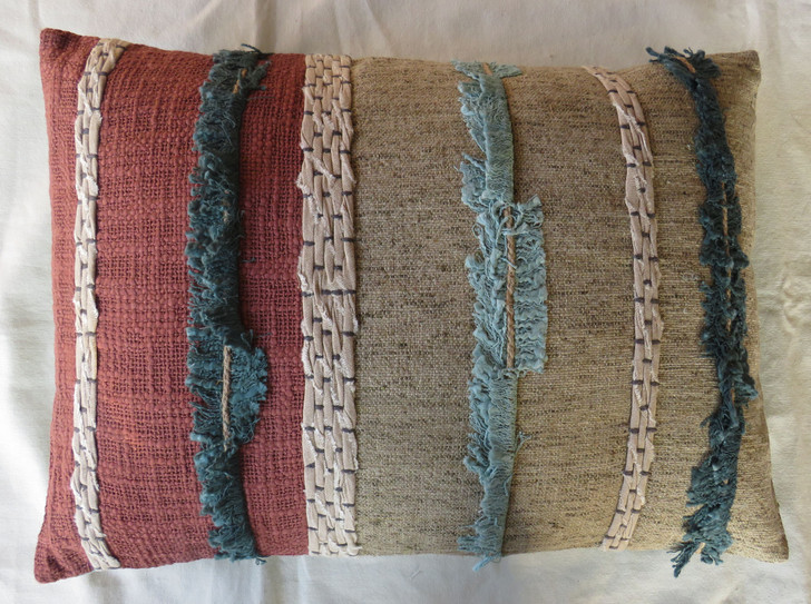 Handloom Embroidered Cushion A2013 - 50x35 CM