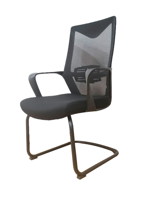 Visitors Chair HT-8097DF in Black 