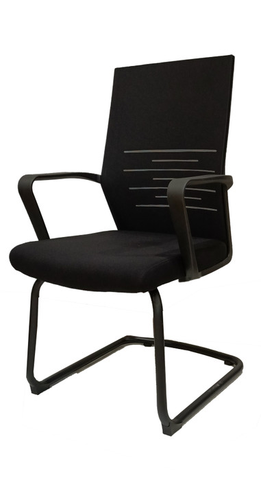 Visitors Chair HT-7041D In Black-OUT OF STOCK