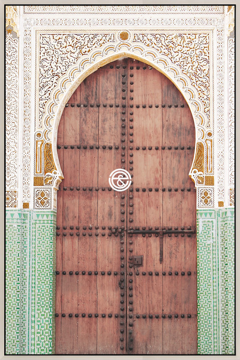 Tempered Glass Wall Art - Detailed Door EC2860-(80X120)CM-OUT OF STOCK