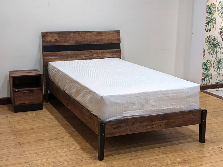 Flexi Single Bed  In French Oak Color