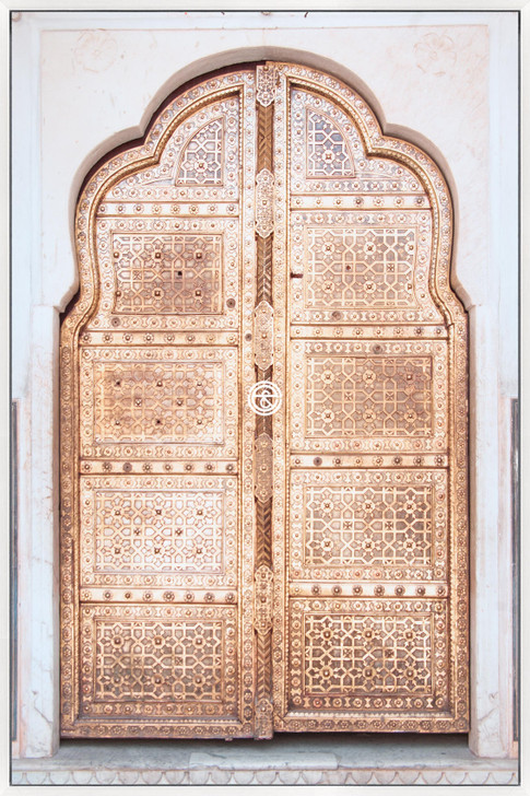 Tempered Glass Wall Art - Antique Doors EC6484-(80X120)CM