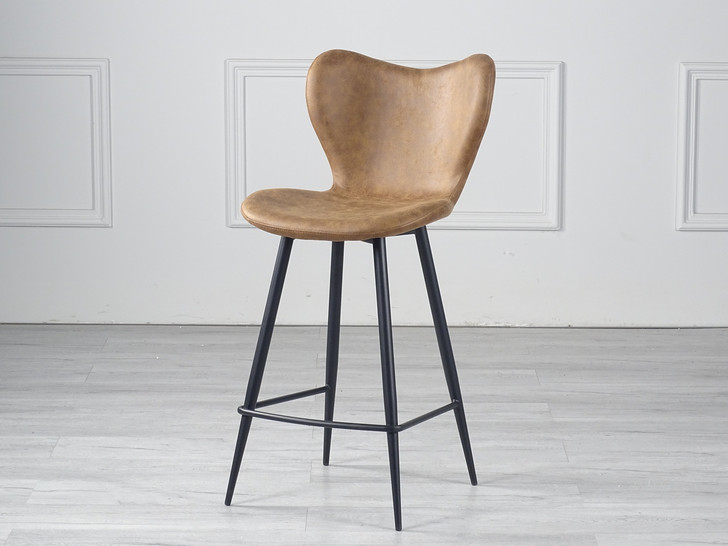 Arya Bar Chair In Light Brown (BC 25)-OUT OF STOCK