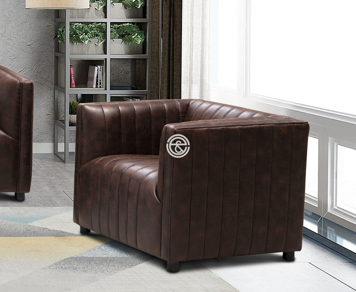 Canyon 1S Sofa In Brown Fabric