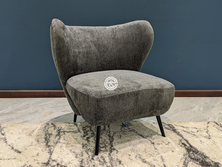 Asher Accent Chair in Deep Gray 