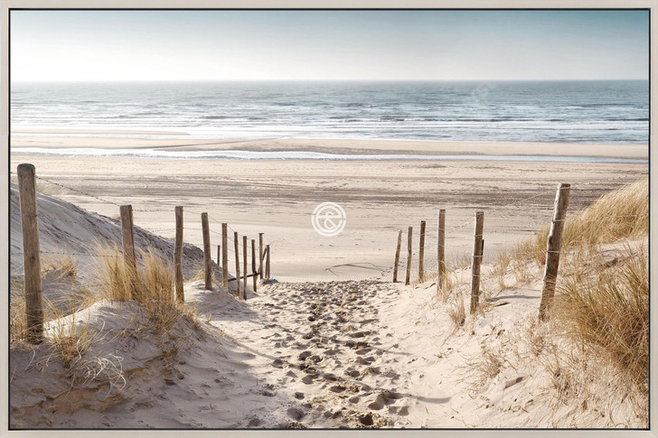 Tempered Glass Wall Art -Beach Path BD0435-2-(120*80)CM