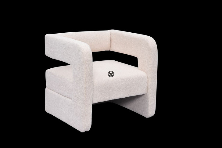 Rossi Lounge Chair in Beige (CH156)-OUT OF STOCK