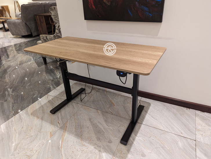 Basic Height Adjustable Table in MC02/Black (STL-HT-01)